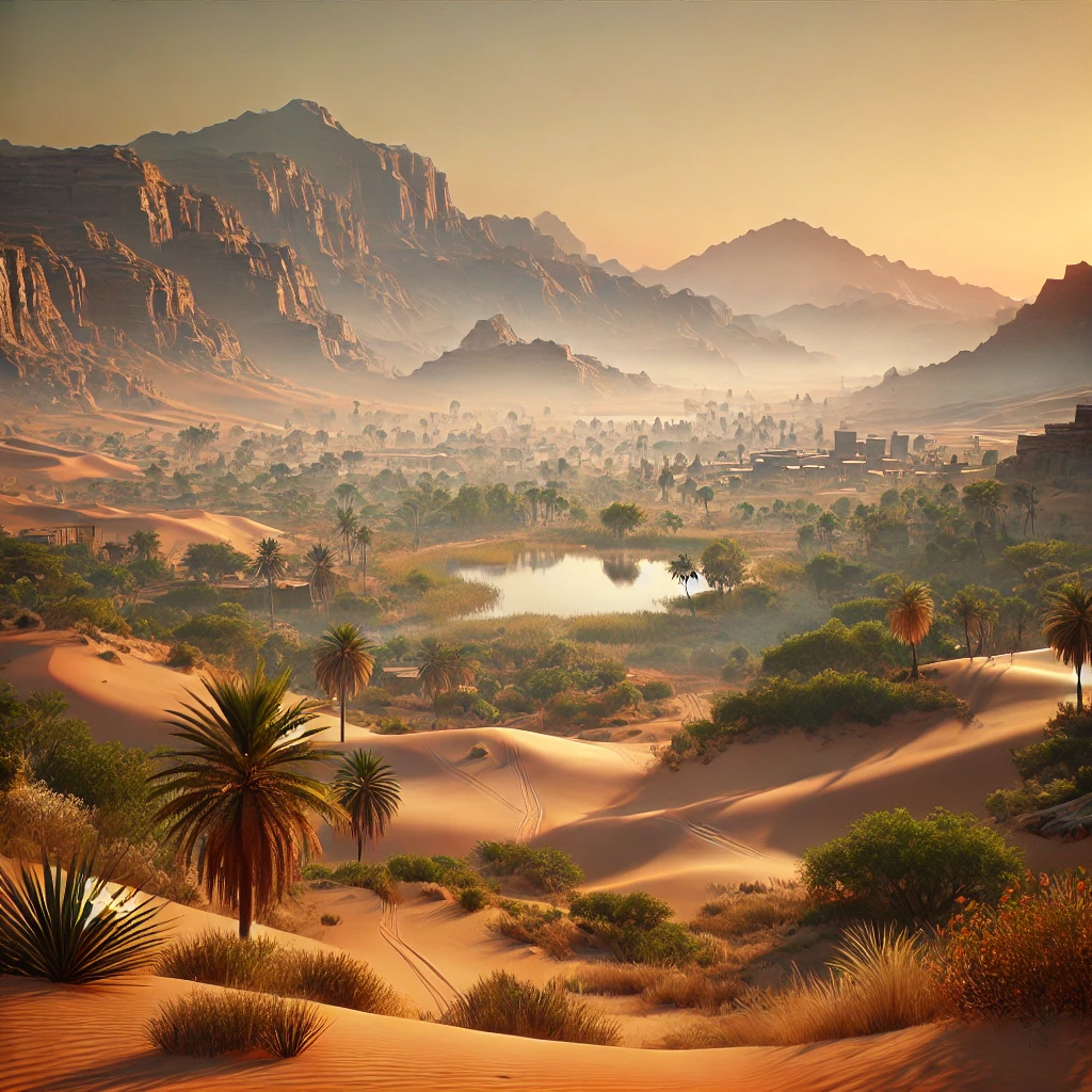 Landscape for the game